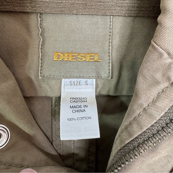 Diesel Overboard Seajet Crew Crosswave Racer Jacket 
Military Green Size S - Picture 10 of 12